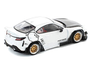 Toyota Pandem GR86 White with Carbon Hood "Enigma Exclusive Edition" 1/64 Diecast Model Car by Pop Race image 4
