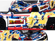 Audi R8 LMS "Evisu Racing X Works" White with Graphics 1/64 Diecast Model Car by Pop Race image 3