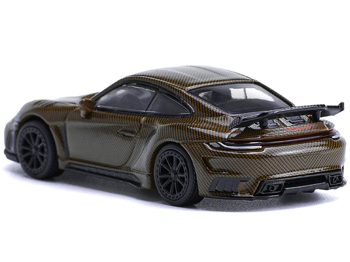 992 Stinger GTR Brown Carbon 1/64 Diecast Model Car by Pop Race image 2