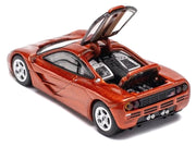 McLaren F1 Orange Metallic 1/64 Diecast Model Car by Pop Race image 2