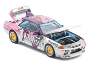 GTR R32 RHD (Right Hand Drive) #22 Masahiko Kageyama - Kazuo Shimizu "Axia" Group A "Japanese Touring Car Championship" (1991) 1/64 Diecast Model Car by Pop Race image 3