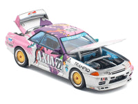 GTR R32 RHD (Right Hand Drive) #22 Masahiko Kageyama - Kazuo Shimizu "Axia" Group A "Japanese Touring Car Championship" (1991) 1/64 Diecast Model Car by Pop Race image 3