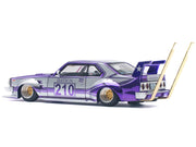 Skyline C210 Kaido Racer "Bosozoku Style" RHD (Right Hand Drive) #210 Purple and Silver 1/64 Diecast Model Car by Pop Race