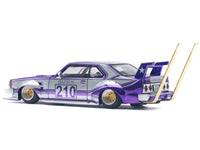 Skyline C210 Kaido Racer "Bosozoku Style" RHD (Right Hand Drive) #210 Purple and Silver 1/64 Diecast Model Car by Pop Race