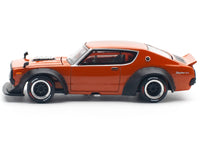 Skyline GT-R V8 Drift "Kenmeri" RHD (Right Hand Drive) Orange Metallic 1/64 Diecast Model Car by Pop Race image 4