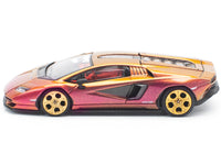 Lamborghini Countach LPI 800-4 Blu Hal Metallic 1/64 Diecast Model Car by Pop Race image 3