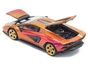 Lamborghini Countach LPI 800-4 Blu Hal Metallic 1/64 Diecast Model Car by Pop Race image 4