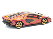 Lamborghini Countach LPI 800-4 Blu Hal Metallic 1/64 Diecast Model Car by Pop Race image 5