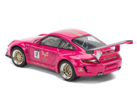 RWB 997 #12 "Hotel Ava" Pink Metallic 1/64 Diecast Model Car by Pop Race image 3