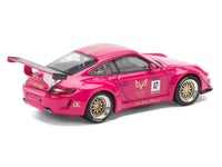 RWB 997 #12 "Hotel Ava" Pink Metallic 1/64 Diecast Model Car by Pop Race image 4