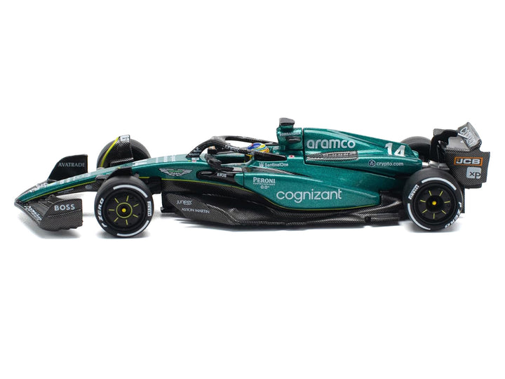 Aston Martin AMR23 #14 Fernando Alonso "Formula One F1 World Championship" (2023) 1/64 Diecast Model Car by Pop Race image 2