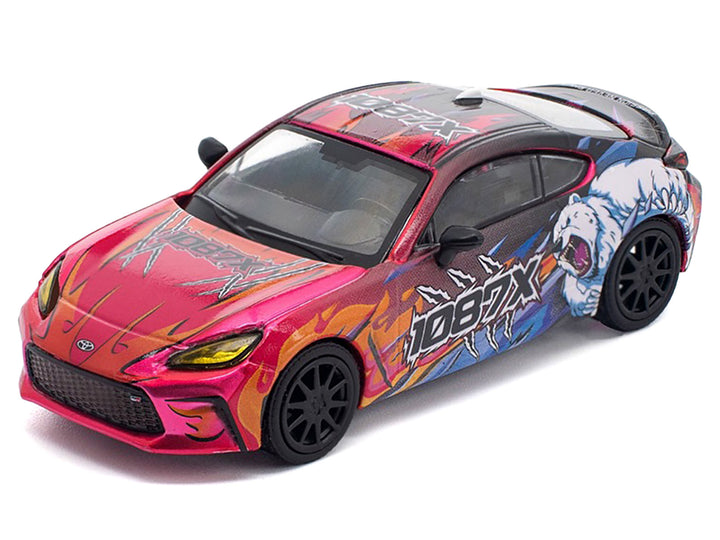 Toyota GR86 #823 1087X "Toyota GR86 Cup" (2025) 1/64 Diecast Model Car by Pop Race image 2