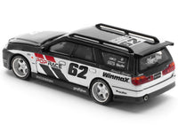 Pop Race GT-R Stagea number 62 Simon's Garage black white RHD 1:64 PR640211, product image 5
