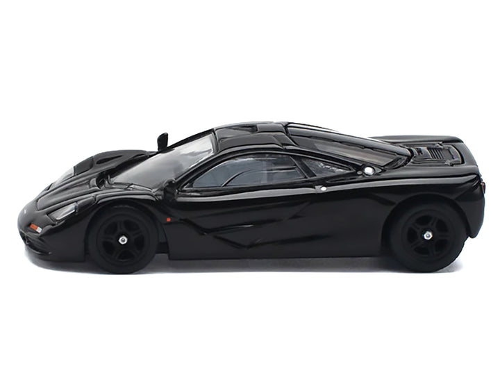 McLaren F1 Jet Black 1/64 Diecast Model Car by Pop Race image 2