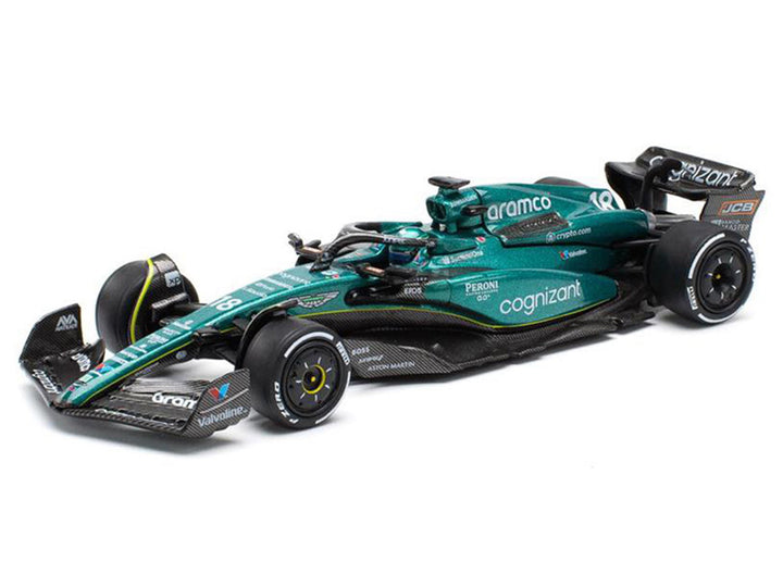 Aston Martin AMR23 #18 Lance Stroll "Formula One F1 World Championship" (2023) 1/64 Diecast Model Car by Pop Race image 2