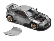 Toyota Pandem GR86 Silver Metallic 1/64 Diecast Model Car by Pop Race image 2