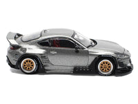 Toyota Pandem GR86 Silver Metallic 1/64 Diecast Model Car by Pop Race image 3
