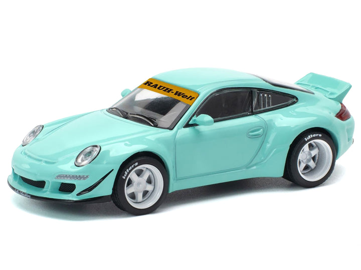 997 RWB Light Blue 1/64 Diecast Model Car by Pop Race image 2