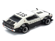 Skyline KPGC110 "Kenmeri" RHD (Right Hand Drive) "Japan National Police Agency Livery" Black and White 1/64 Diecast Model Car by Pop Race image 5