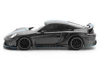 992 Stinger GTR Carbon Edition with Blue Stripe 1/64 Diecast Model Car by Pop Race image 2