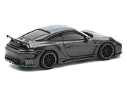 992 Stinger GTR Carbon Edition with Blue Stripe 1/64 Diecast Model Car by Pop Race image 4