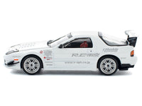 Mazda RX7 (FC3S) RE Amemiya RHD (Right Hand Drive) White 1/64 Diecast Model Car by Pop Race image 3