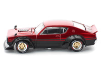 Skyline KPGC110 "Kenmeri" RHD (Right Hand Drive) Red Metallic and Black 1/64 Diecast Model Car by Pop Race image 3