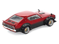 Skyline KPGC110 "Kenmeri" RHD (Right Hand Drive) Red Metallic and Black 1/64 Diecast Model Car by Pop Race image 4