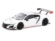 Honda NSX GT3 EVO22 White 1/64 Diecast Model Car by Pop Race image 2