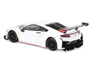 Honda NSX GT3 EVO22 White 1/64 Diecast Model Car by Pop Race image 5