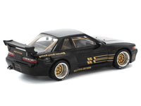 Pandem S13 RHD (Right Hand Drive) Black with Gold Accents 1/64 Diecast Model Car by Pop Race image 4