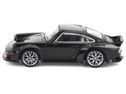 Singer DLS Turbo Black Metallic 1/64 Diecast Model Car by Pop Race image 2