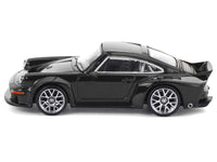 Singer DLS Turbo Black Metallic 1/64 Diecast Model Car by Pop Race image 2