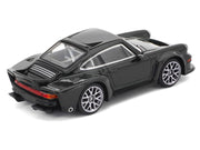 Singer DLS Turbo Black Metallic 1/64 Diecast Model Car by Pop Race image 5