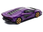 Lamborghini Countach LPI 800-4 Viola Pasifae Purple Metallic "Hong Kong Toycar Salon 2025" 1/64 Diecast Model Car by Pop Race image 5
