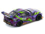 Toyota Pandem GR Supra RHD (Right Hand Drive) "EVA RT Test Type-01 GoodRide" Purple Metallic with Graphics 1/64 Diecast Model Car by Pop Race image 3