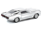 Shelby Mustang GT500 Silver Chrome 1/64 Diecast Model Car by Pop Race image 5