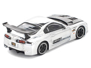 Toyota Supra "Top Secret" GT300 RHD (Right Hand Drive) Silver Chrome 1/64 Diecast Model Car by Pop Race image 4