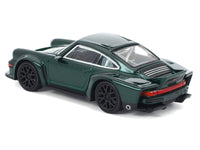 Singer DLS Turbo Green Metallic 1/64 Diecast Model Car by Pop Race image 3