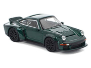 Singer DLS Turbo Green Metallic 1/64 Diecast Model Car by Pop Race image 4