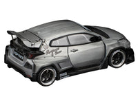 Toyota "Pandem" GR Yaris RHD (Right Hand Drive) Raw Metal 1/64 Diecast Model Car by Pop Race image 3