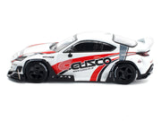 Toyota Pandem GR86 "Cusco" White with Racing Graphics 1/64 Diecast Model Car by Pop Race image 3