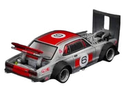 Skyline GT-R V8 Drift "Hakosuka" RHD (Right Hand Drive) #6 Silver Metallic with Red Stripes "APA XPO 2025 Exclusive" 1/64 Diecast Model Car by Pop Race image 3