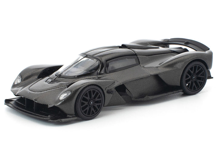 Aston Martin Valkyrie Carbon Fiber 1/64 Diecast Model Car by Pop Race image 2