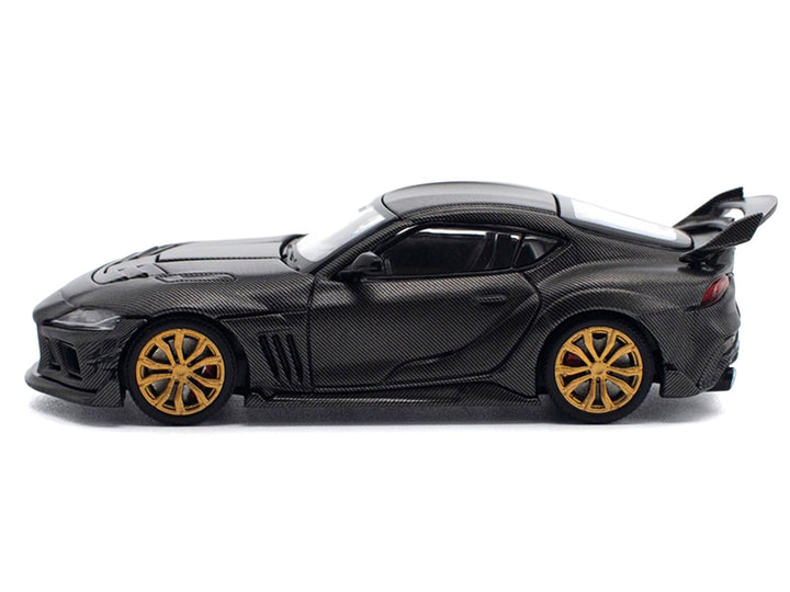 Toyota DarwinPro 66G WBK Supra A90 Full Carbon 1/64 Diecast Model Car by Pop Race image 2
