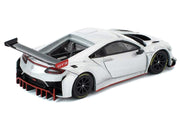 Honda NSX GT3 EVO22 Silver Metallic "Brazilian Event Exclusive" 1/64 Diecast Model Car by Pop Race image 4
