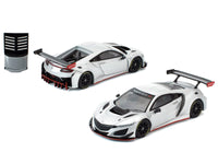 Honda NSX GT3 EVO22 Silver Metallic "Brazilian Event Exclusive" 1/64 Diecast Model Car by Pop Race image 5