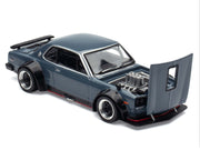 Skyline GT-R V8 Drift "Hakosuka" RHD (Right Hand Drive) Gray "Tokyo Auto Salon Hong Kong 2025" Special Edition 1/64 Diecast Model Car by Pop Race image 2