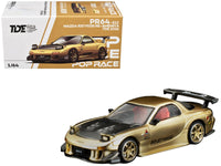 Pop Race Mazda RX-7 FD3S RE-Amemiya gold carbon hood Expo 2026 1:64 PR640512, product image 1