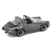 Singer Targa Dark Chrome "The Dark Chrome Series" 1/64 Diecast Model Car by Pop Race image 4